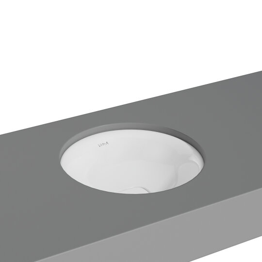 VitrA Metropole Dikdörtgen Tezgah Altı Lavabo, 80 cm, VitrAClean, 7536B403-7216 - 6