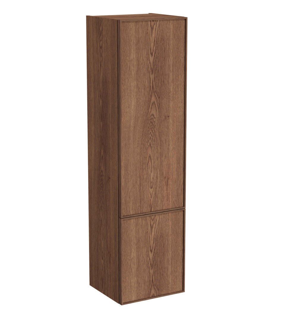 VitrA Metropole Edge Boy Dolabı, 40 cm, Ceviz (Sağ), 80543 - 1