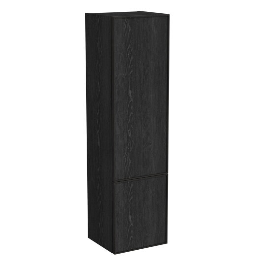VitrA Metropole Edge Boy Dolabı, 40 cm, Siyah Meşe (Sol),67200 - 2