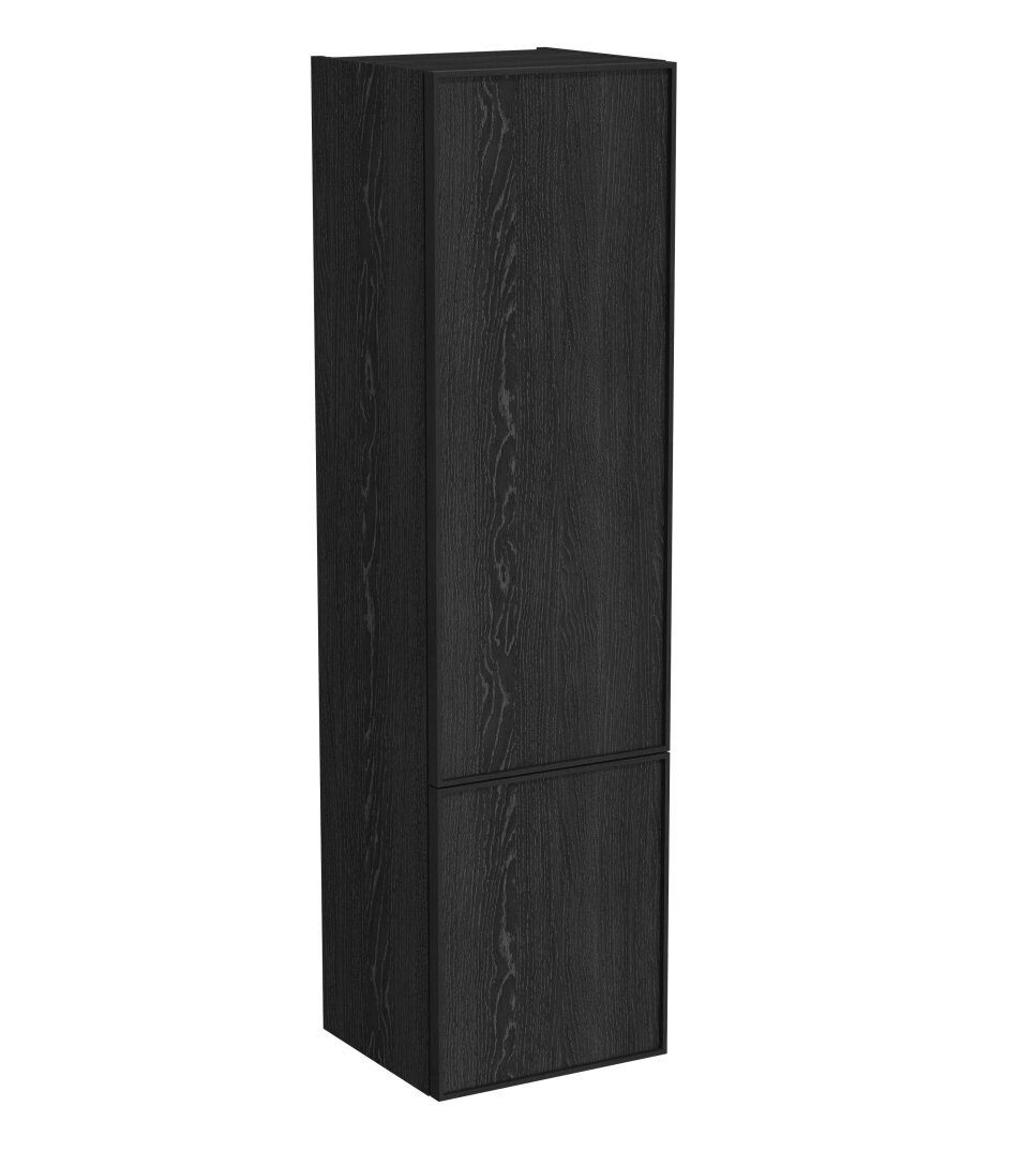 VitrA Metropole Edge Boy Dolabı, 40 cm, Siyah Meşe (Sol),67200 - 1