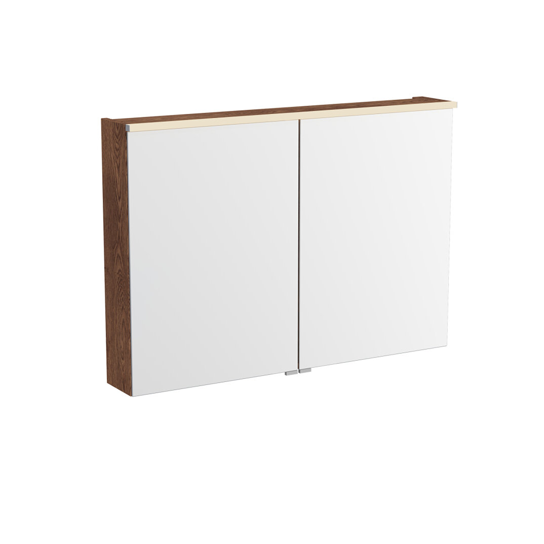 VitrA Metropole Edge Dolaplı Ayna, 100 cm, Ceviz,67166 - 2