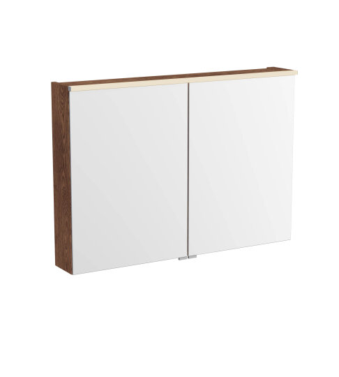 VitrA Metropole Edge Dolaplı Ayna, 100 cm, Ceviz,67166