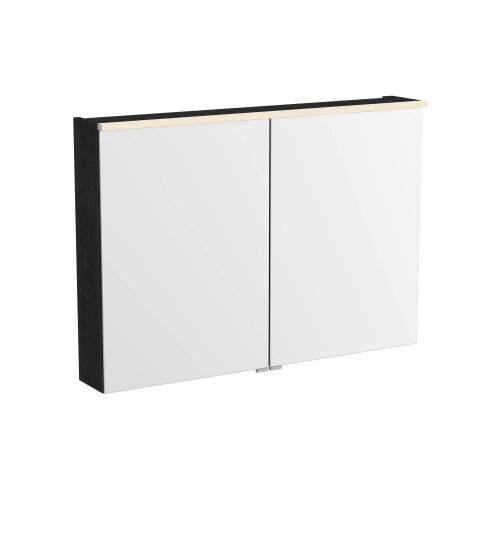 VitrA Metropole Edge Dolaplı Ayna, 100 cm, Siyah Meşe,67204