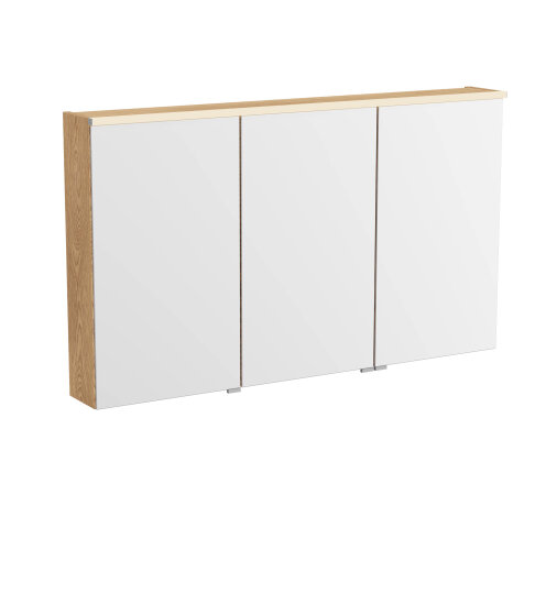 VitrA Metropole Edge Dolaplı Ayna, 120 cm, Açık Meşe,67148