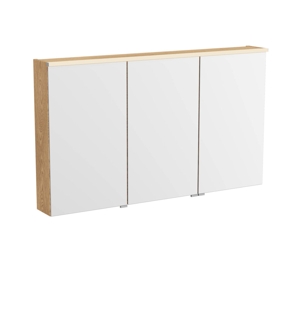 VitrA Metropole Edge Dolaplı Ayna, 120 cm, Açık Meşe,67148 - 1