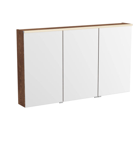 VitrA Metropole Edge Dolaplı Ayna, 120 cm, Ceviz,67167