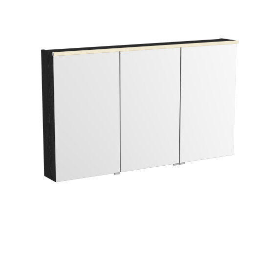 VitrA Metropole Edge Dolaplı Ayna, 120 cm, Siyah Meşe,67205 - 2
