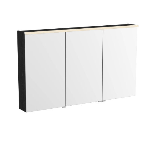 VitrA Metropole Edge Dolaplı Ayna, 120 cm, Siyah Meşe,67205
