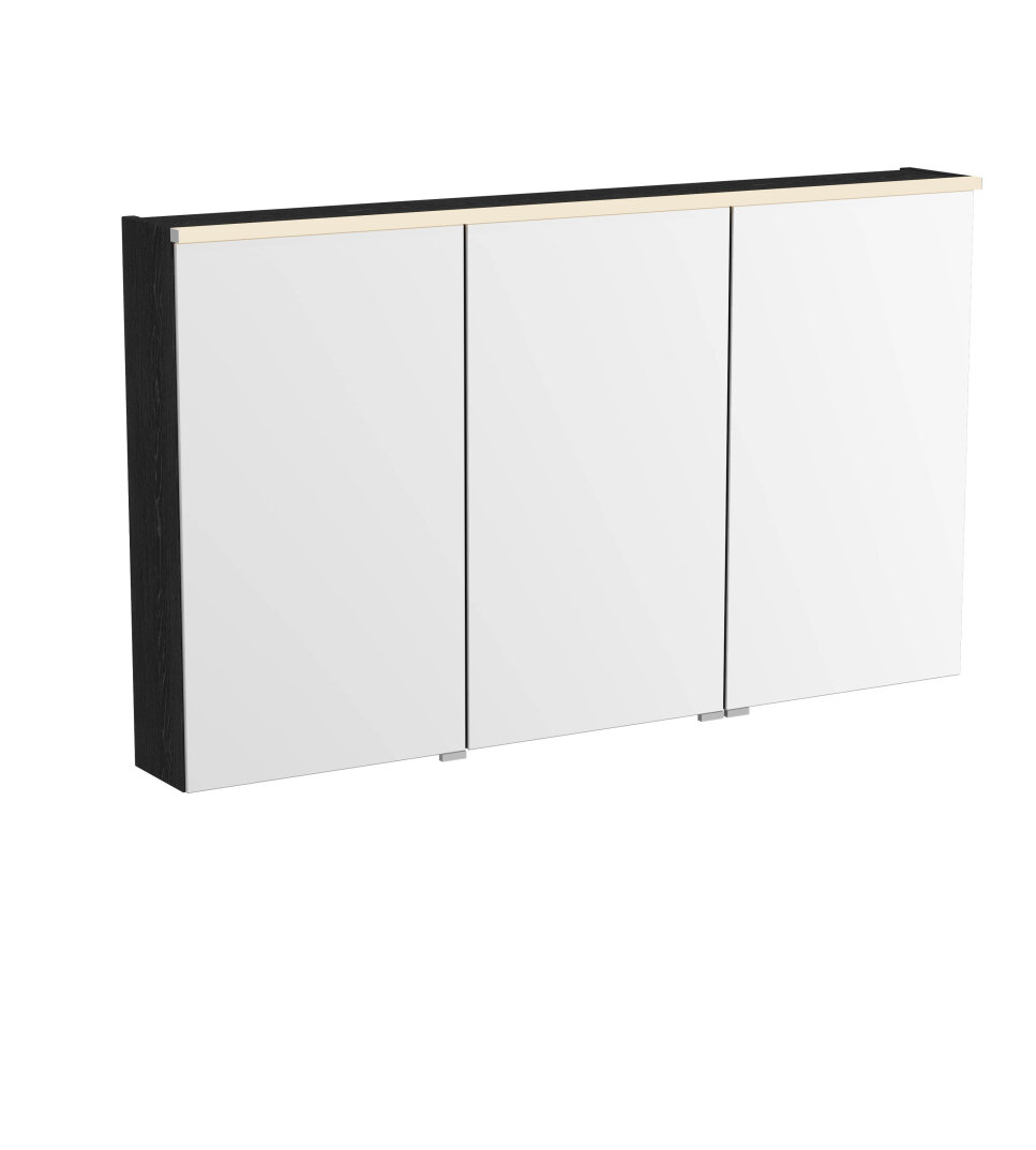VitrA Metropole Edge Dolaplı Ayna, 120 cm, Siyah Meşe,67205 - 1