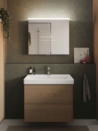 VitrA Metropole Edge Dolaplı Ayna, 80 cm, Açık Meşe,67146 - 3