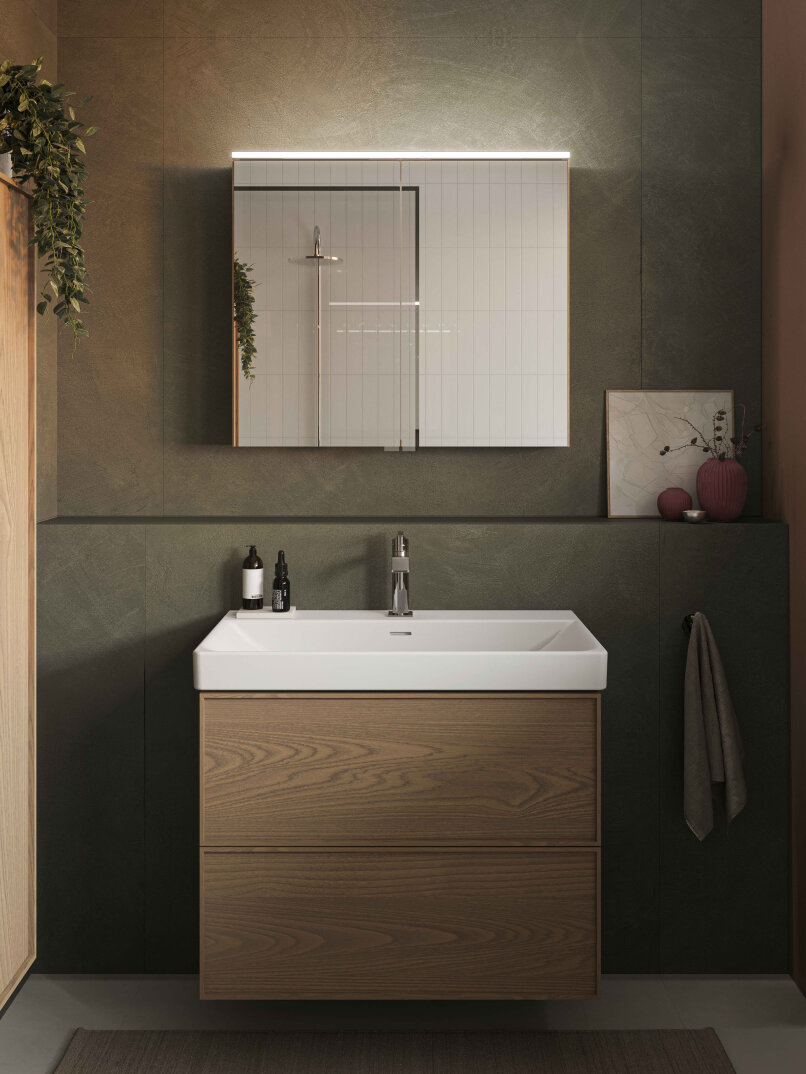 VitrA Metropole Edge Dolaplı Ayna, 80 cm, Açık Meşe,67146 - 4