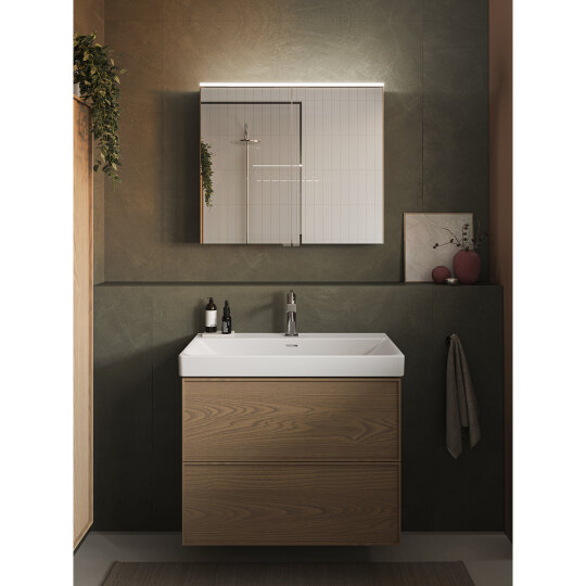 VitrA Metropole Edge Dolaplı Ayna, 80 cm, Açık Meşe,67146 - 10