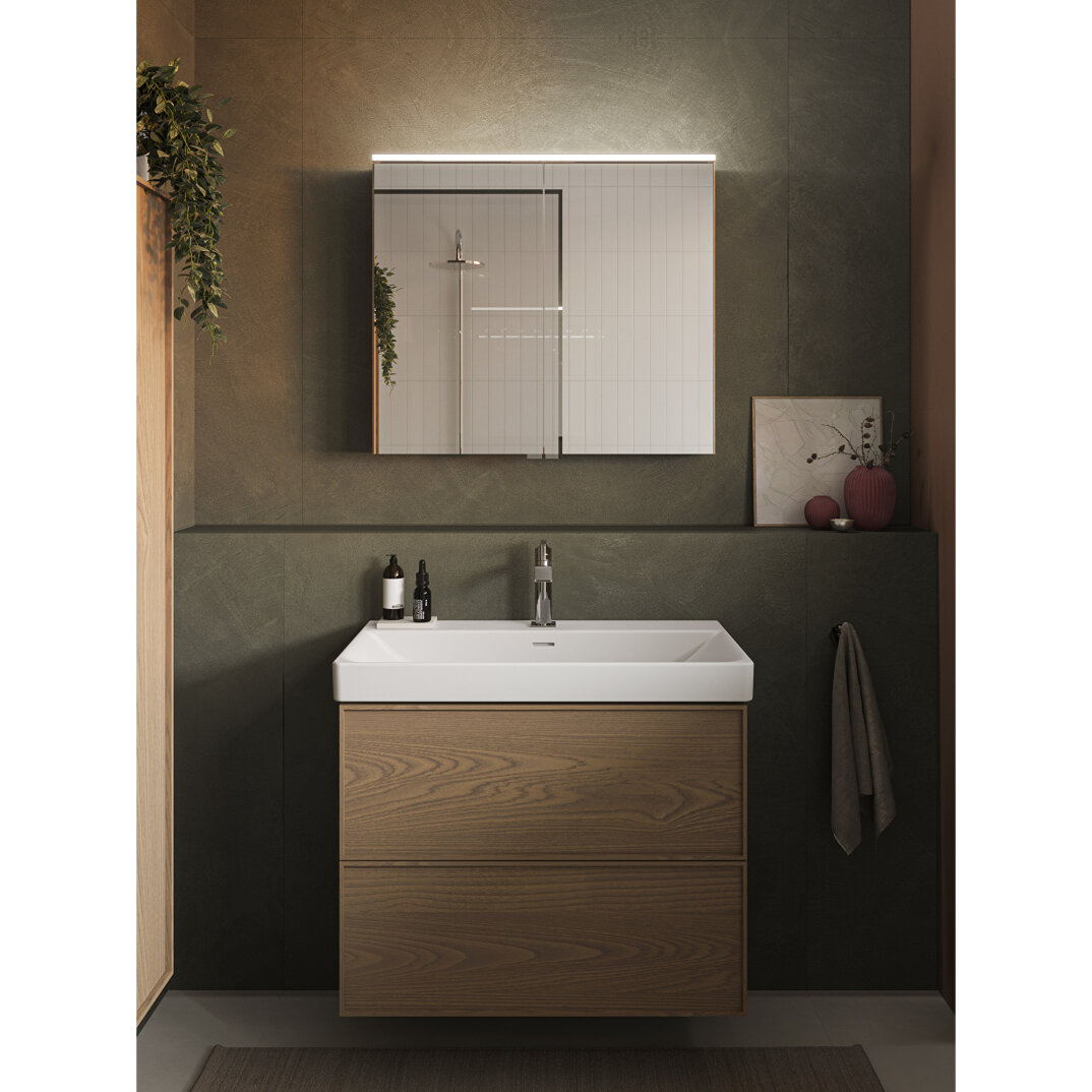 VitrA Metropole Edge Dolaplı Ayna, 80 cm, Açık Meşe,67146 - 10