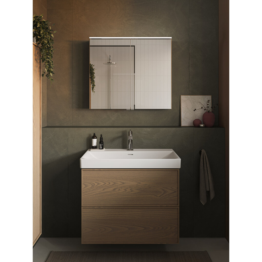 VitrA Metropole Edge Dolaplı Ayna, 80 cm, Açık Meşe,67146 - 11
