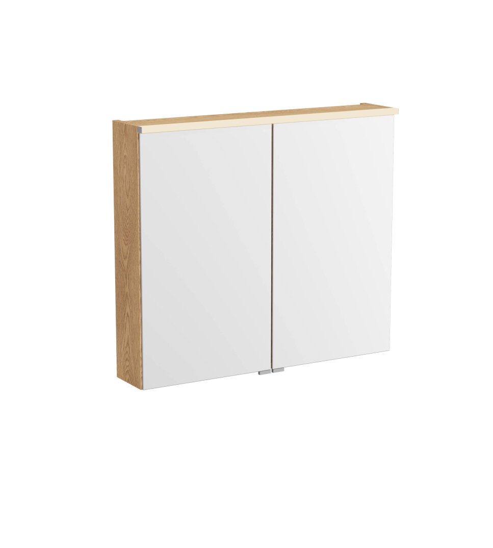 VitrA Metropole Edge Dolaplı Ayna, 80 cm, Açık Meşe,67146 - 1