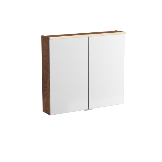 Vitra Metropole Edge Dolaplı Ayna, 80 Cm, Ceviz 67165 - 3