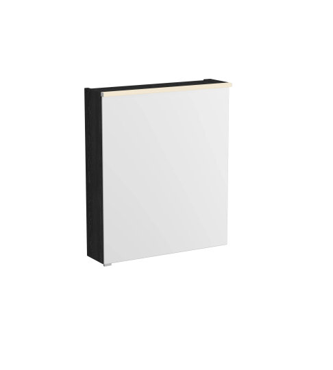 VitrA Metropole Edge Dolaplı Ayna (Sağ), 60 cm, Siyah Meşe,67443
