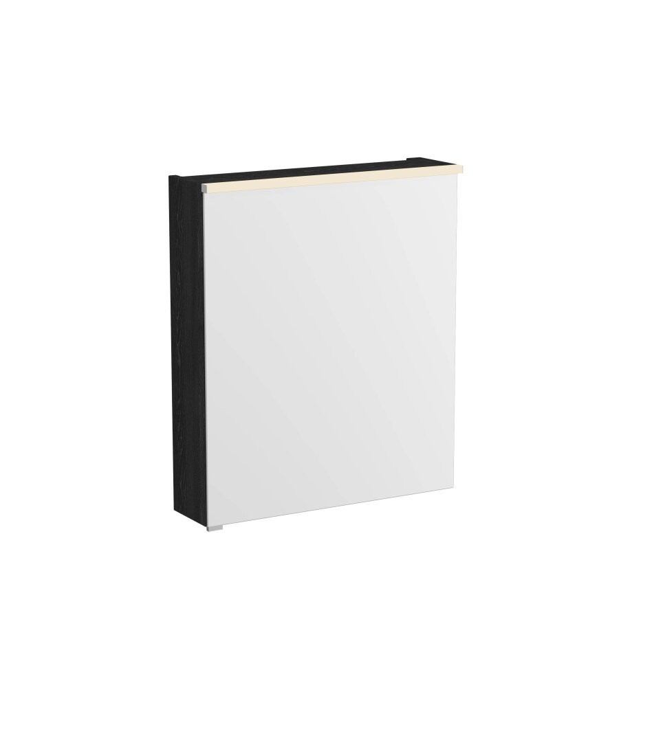 VitrA Metropole Edge Dolaplı Ayna (Sağ), 60 cm, Siyah Meşe,67443 - 1