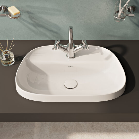 VitrA Metropole Lavabo, 100 cm, Mat Kum Beji, 7529B422-0041 - 6