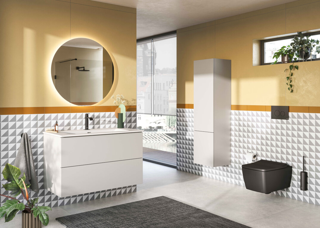VitrA Metropole Pure Boy Dolabı, Mat Açık Gri, Sol,67219 - 2