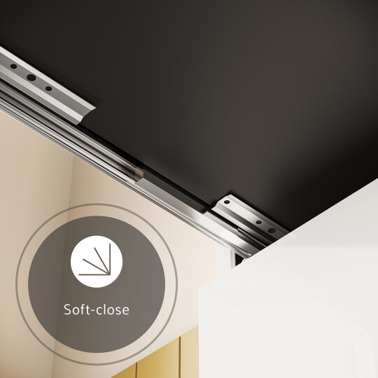 VitrA Metropole Pure Lavabo Dolabı, 2 Çekmeceli, Etajerli Lavabolu, 80 cm, Parlak Beyaz,67336 - 9