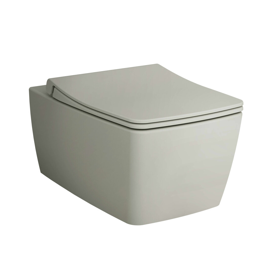 VitrA Metropole Rim-ex Kanalsız Asma Klozet, 56 cm, Mat Bej, 7672B020-0559 - 1
