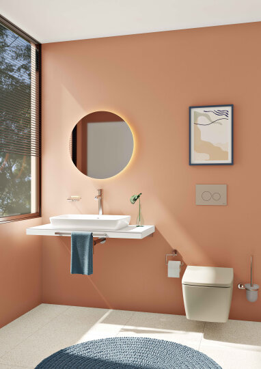 VitrA Metropole Rim-ex Kanalsız Asma Klozet, 56 cm, Mat Bej, 7672B020-0559 - 2