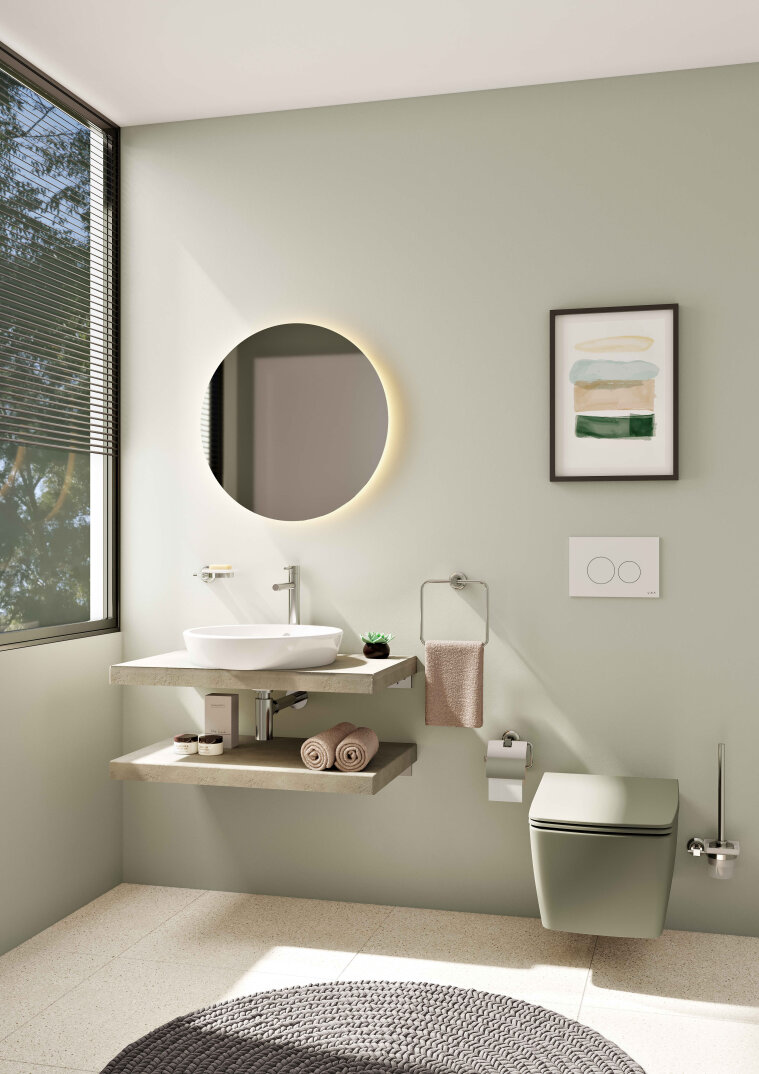VitrA Metropole Rim-ex Kanalsız Asma Klozet, 56 cm, Mat Bej, 7672B020-0559 - 4