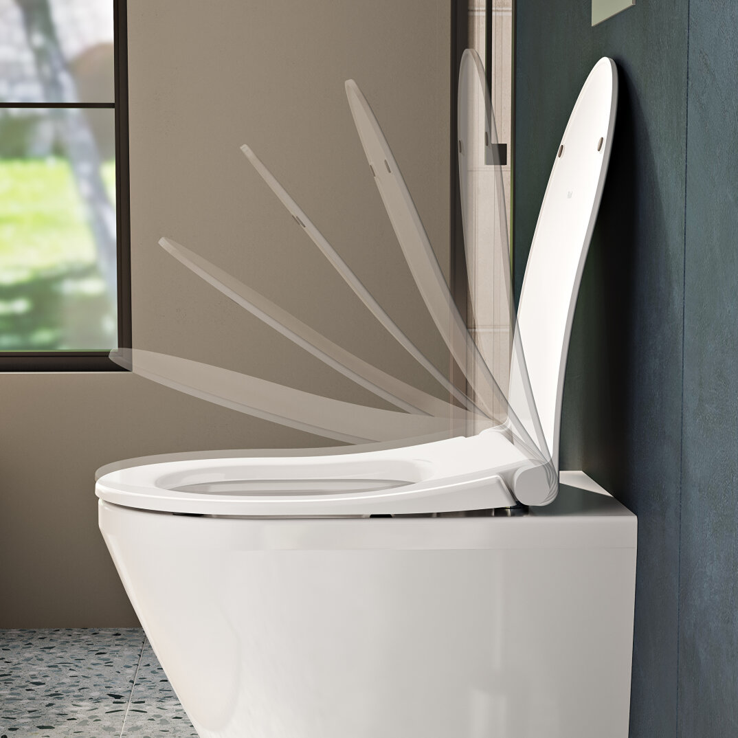 VitrA Metropole Round Slim Yavaş Kapanır Klozet Kapağı, Kolay Sökülebilir, Çift Kat Görünümlü, Mat Bej, 210-420R009 - 3
