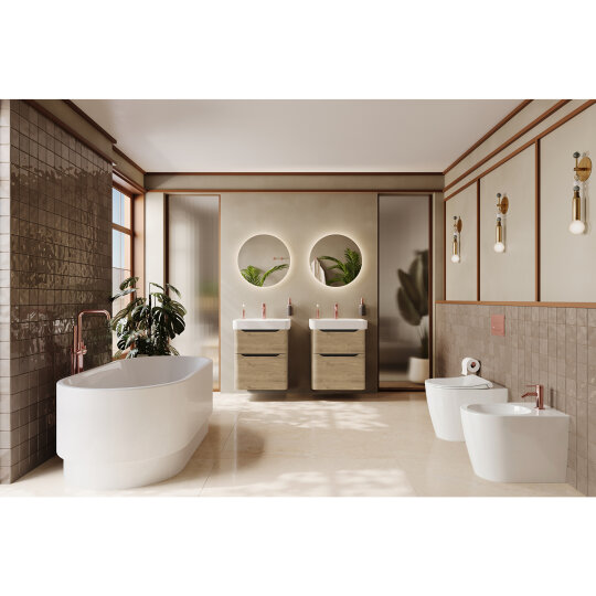 VitrA Metropole Round Slim Yavaş Kapanır Klozet Kapağı, Kolay Sökülebilir, Çift Kat Görünümlü, Mat Beyaz, 210-401R009 - 3