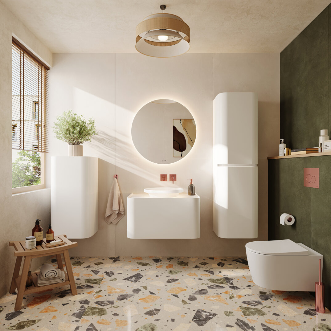 VitrA Metropole Round Süper Slim Yavaş Kapanır Klozet Kapağı, Kolay Sökülebilir, Mat Bej, 208-420R009 - 8