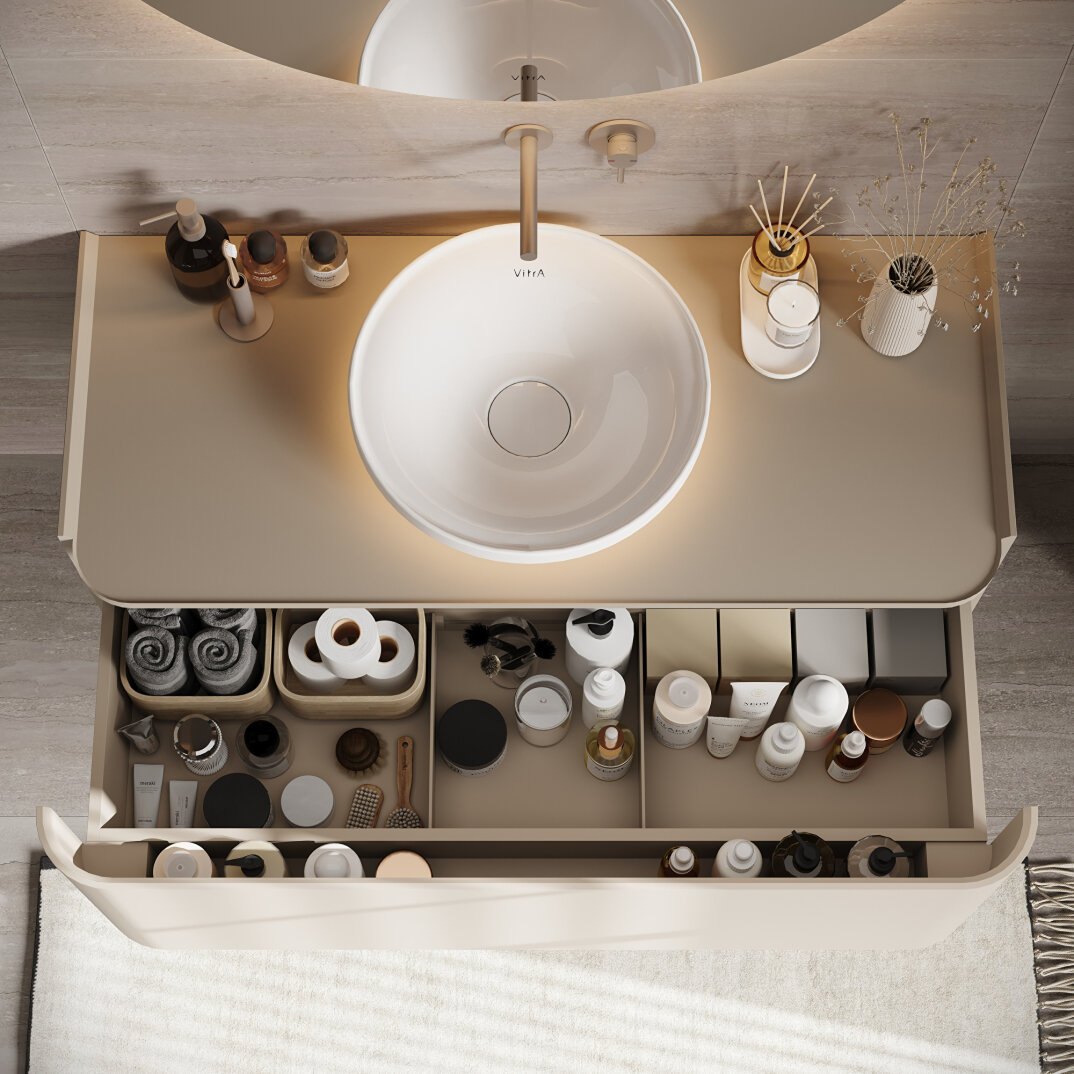 VitrA Metropole Round Süper Slim Yavaş Kapanır Klozet Kapağı, Kolay Sökülebilir, Mat Bej, 208-420R009 - 12