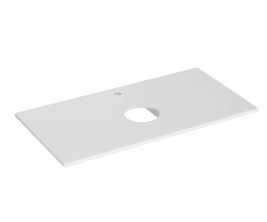 VitrA Metropole Seramik Üst Tezgah, 100 cm, Mat Beyaz,7544B001-1826 - 2
