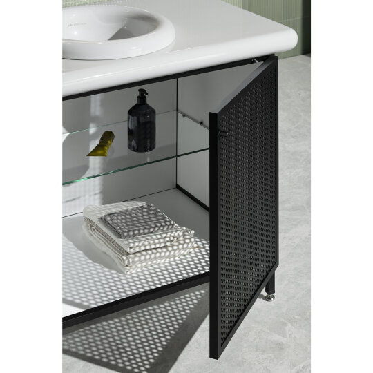 VitrA Metropole Seramik Üst Tezgah, 100 cm, Mat Kum Beji, 7544B022-1826 - 3