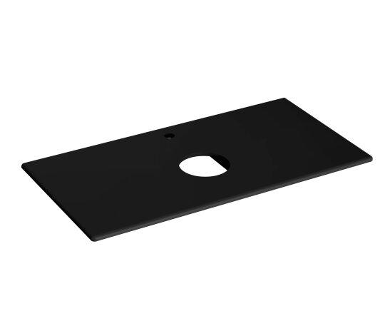 VitrA Metropole Seramik Üst Tezgah, 100 cm, Mat Siyah,7544B083-1826