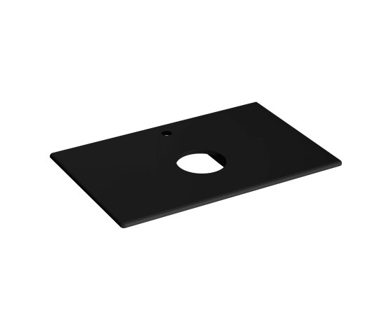VitrA Metropole Seramik Üst Tezgah, 80 cm, Mat Siyah,7546B083-1826 - 2