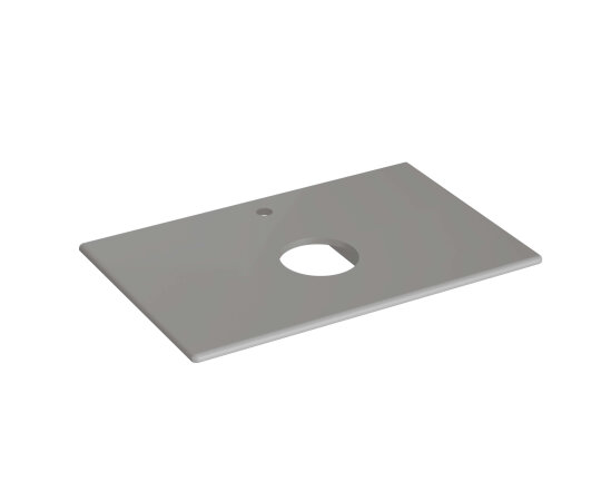 VitrA Metropole Seramik Üst Tezgah, 80 cm, Mat Taş Gri,7546B076-1826