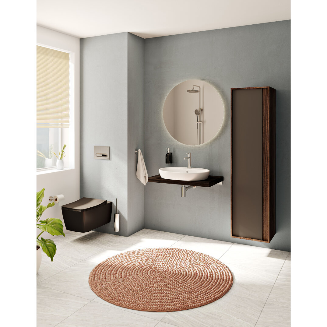 VitrA Metropole Slim Klozet Kapağı, Yavaş Kapanır, Kolay Sökülebilir, Mat Bej, 122-422R009 - 2