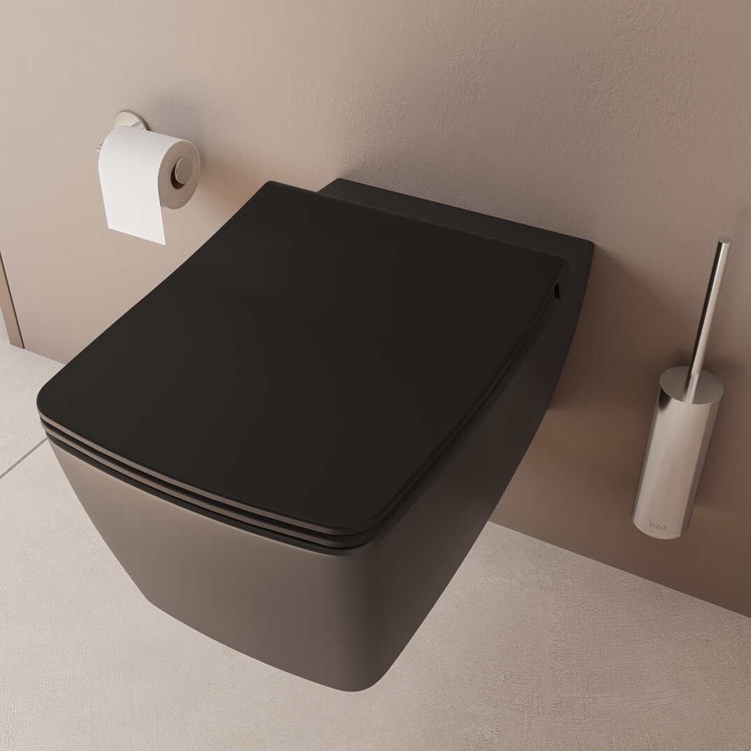 VitrA Metropole Slim Klozet Kapağı, Yavaş Kapanır, Kolay Sökülebilir, Mat Bej, 122-422R009 - 5