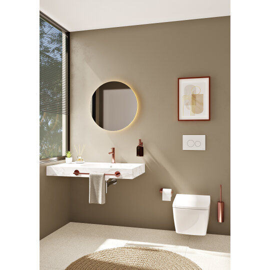 VitrA Metropole Slim Klozet Kapağı, Yavaş Kapanır, Kolay Sökülebilir, Mat Beyaz, 132-001R009 - 2