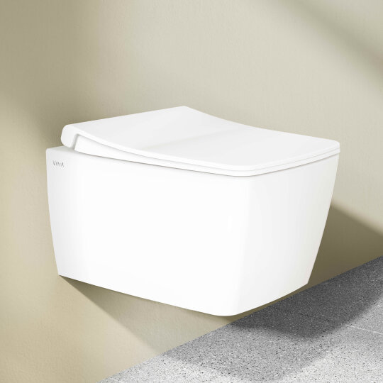 VitrA Metropole Slim Klozet Kapağı, Yavaş Kapanır, Kolay Sökülebilir, Mat Beyaz,122-401R009 - 4