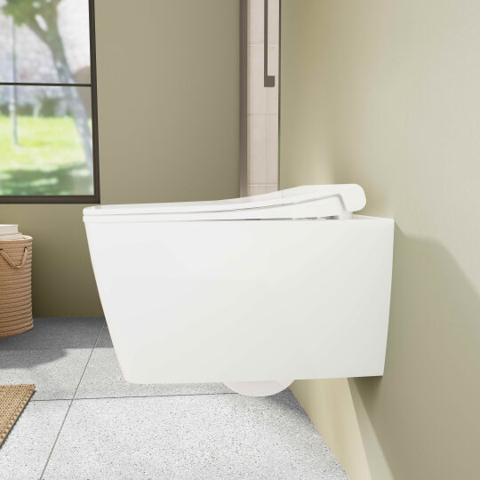 VitrA Metropole Slim Klozet Kapağı, Yavaş Kapanır, Kolay Sökülebilir, Mat Beyaz,122-401R009 - 6