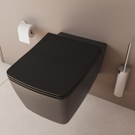 VitrA Metropole Slim Klozet Kapağı, Yavaş Kapanır, Mat Bej, 122-020-009 - 5