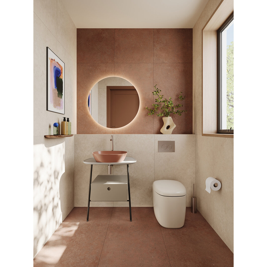 VitrA Metropole Slim Klozet Kapağı, Yavaş Kapanır, Mat Bej, 122-420-009 - 2