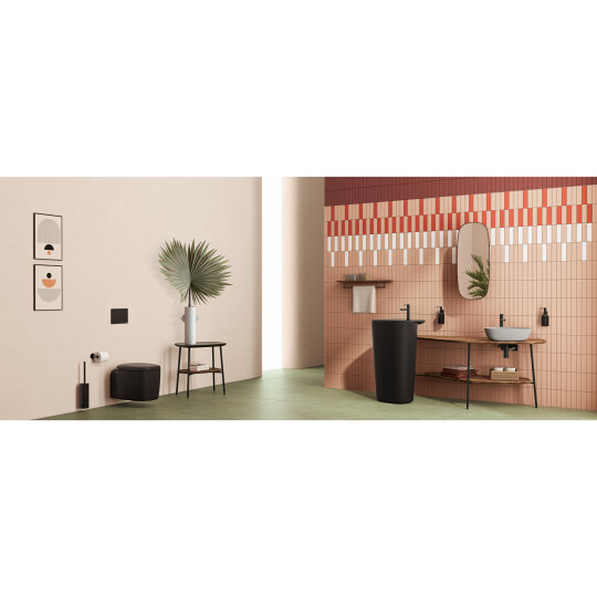 VitrA Metropole Slim Klozet Kapağı, Yavaş Kapanır, Mat Siyah, 132-483-009 - 3