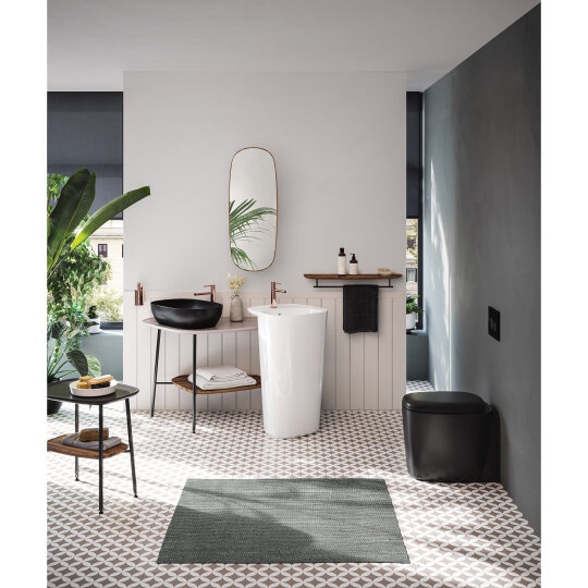 VitrA Metropole Slim Klozet Kapağı, Yavaş Kapanır, Mat Siyah, 132-483-009 - 4