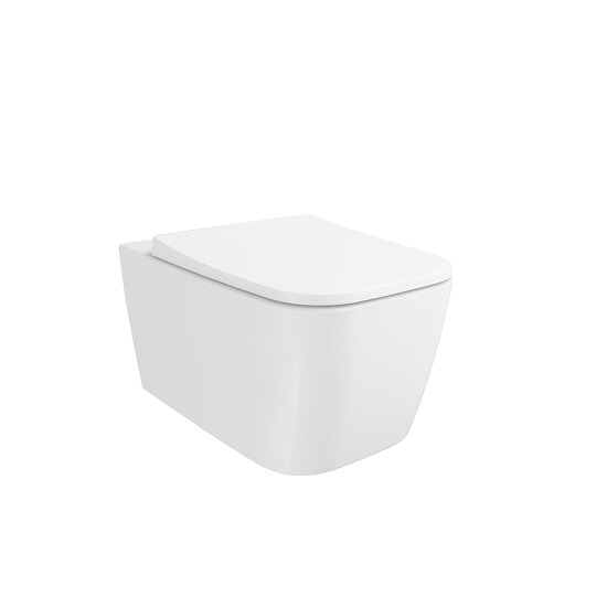VitrA Metropole Square QuantumFlush Kanalsız Duvara Tam Dayalı Yerden Tek Klozet, 56 cm, 7907B403-0090 - 2