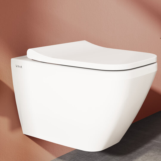 VitrA Metropole Square Slim Yavaş Kapanır Klozet Kapağı, Kolay Sökülebilir, Mat Bej, 212-420R009 - 7