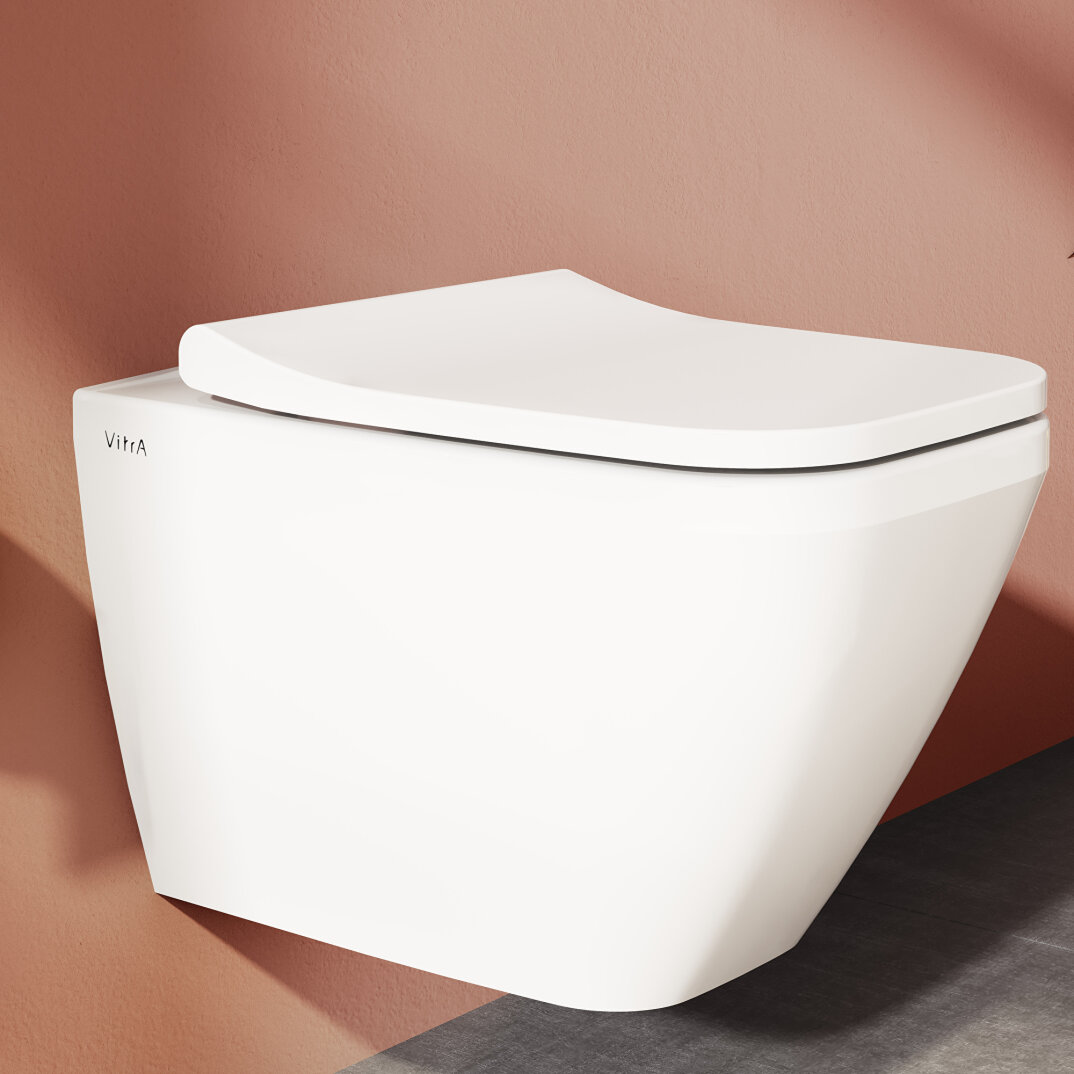 VitrA Metropole Square Slim Yavaş Kapanır Klozet Kapağı, Kolay Sökülebilir, Mat Bej, 212-420R009 - 7