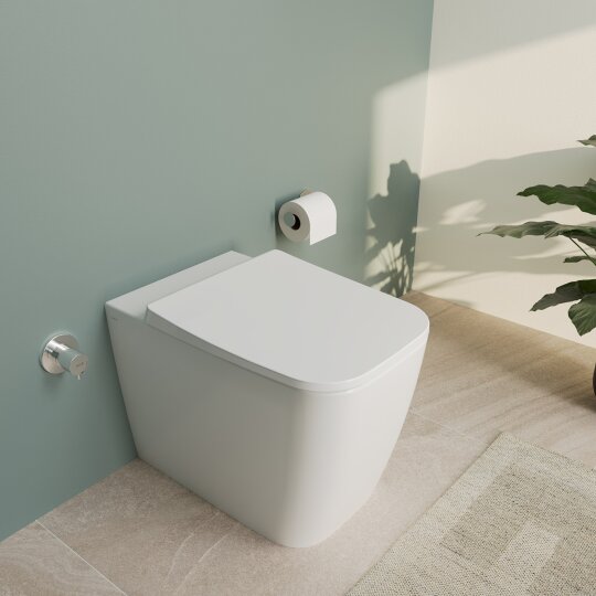 VitrA Metropole Square Süper Slim Yavaş Kapanır Klozet Kapağı, Kolay Sökülebilir, Mat Bej, 207-420R009 - 7